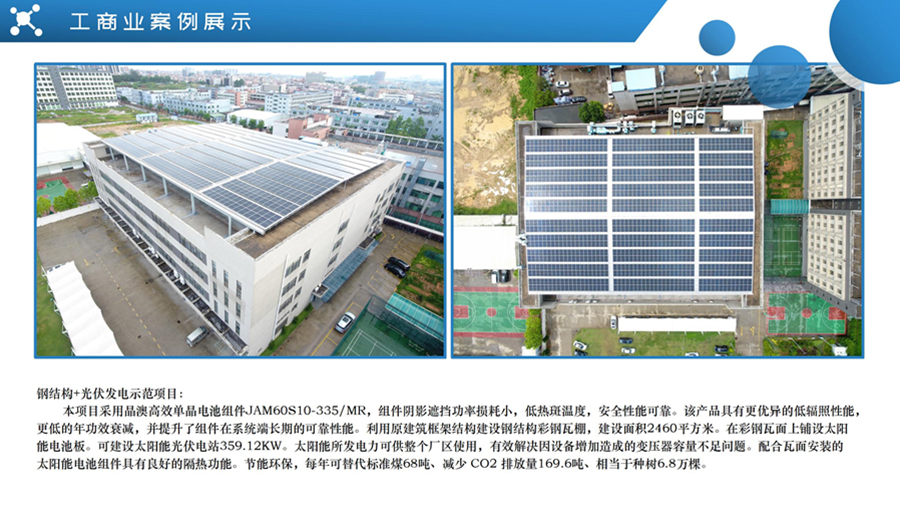 鋼結(jié)構(gòu)+光伏發(fā)電示范項(xiàng)目